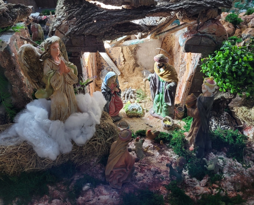 Belén artesanal San Juan del Flumen, Navidad en Monegros