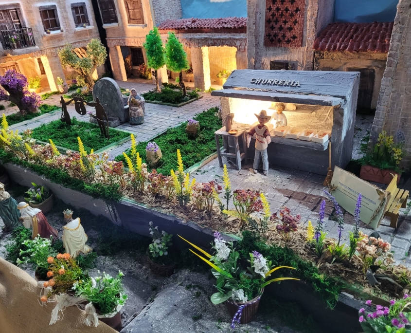 Belén artesanal San Juan del Flumen, Navidad en Monegros