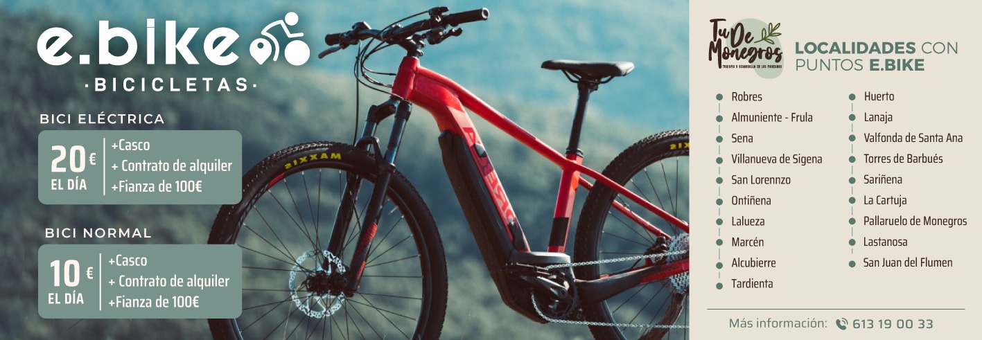 turismo Ebike en los Monegros